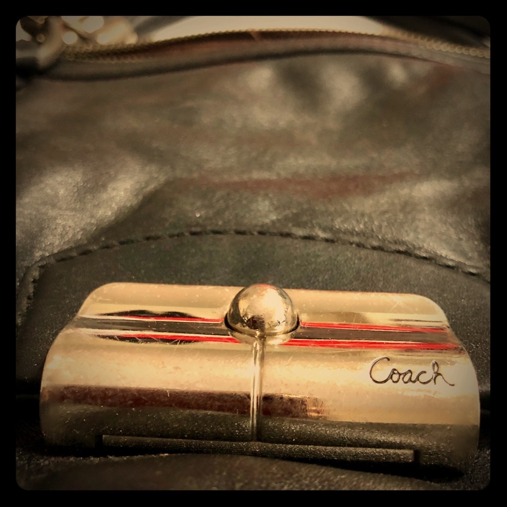 Vintage coach purse in black